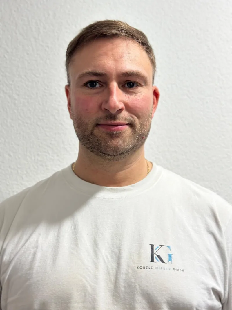 Daniel Köbele, Inhaber und Geschäftsführer der Köbele Gipser GmbH